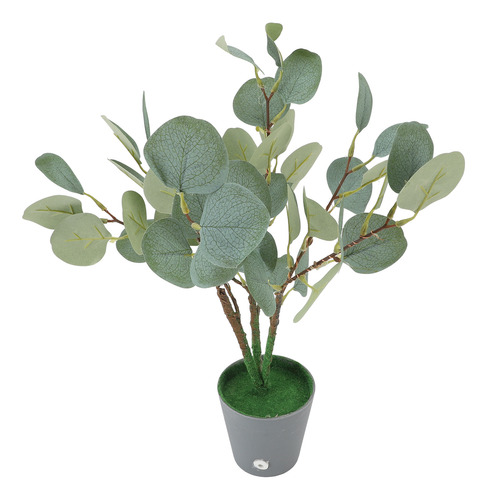 Árvore De Eucalipto De Mesa Vermelha: Led Verde Encantador É