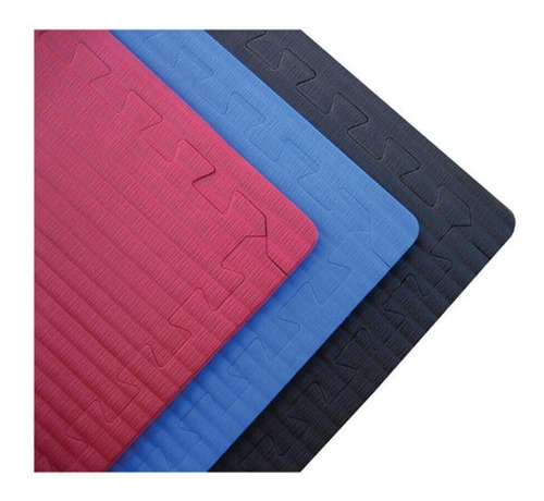 Imagen 2 de 7 de Piso Goma Eva Tatami Azul - 1 Cm De Espesor