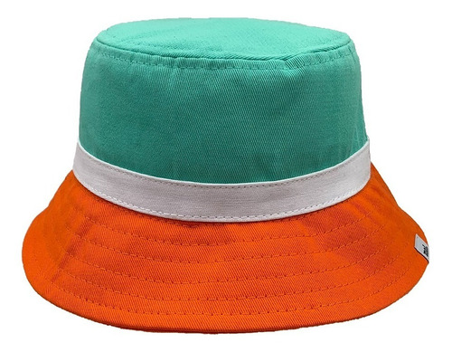 Sombrero Bucket Piluso Tricolor Algodón Unisex High Quality