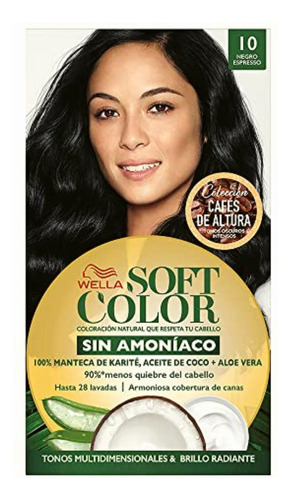 Tinte Semi Permanente Soft Color 10 Negro Espresso