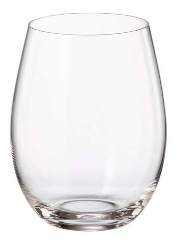 Set 6 Vasos Cristallin 560ml Bohemia Color Transparente
