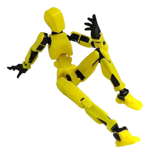 Figura Lucky Dummy T13, Robot Multiarticulado Impreso En 3d