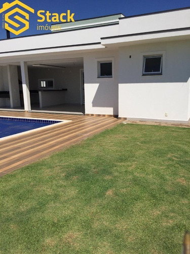 Casa Residencial Nova, Totalmente Terrea, Localizada No Condomínio Residencial Dos Lagos, Em Itupeva - Sp, Tendo Área Construída De 320,00 M² Em Um - Ca01691