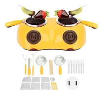 Comprar Set de fondue GC Chocolatera Doble Eléctrica amarillo 127V