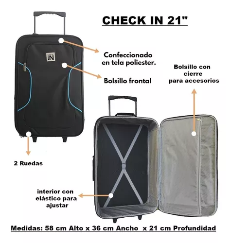 Adiccion seguro valor Valija Carry On Cabina Chica De Mano Viaje Semi Rígida Sale