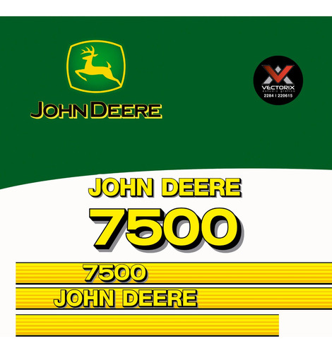 Calcos John Deere 7500