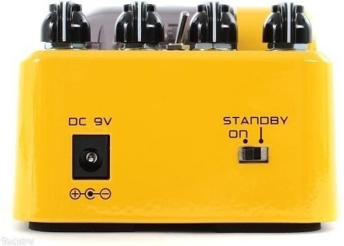 Pedal De Efecto Flat 4 Boost Tg-1 Valvular Cuo Color Amarillo