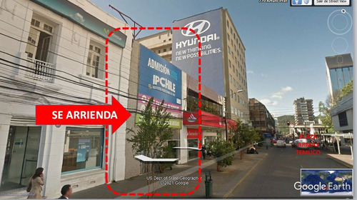 Arriendo Local De 1.380 M2. Calle Prat, Centro De Temuco.