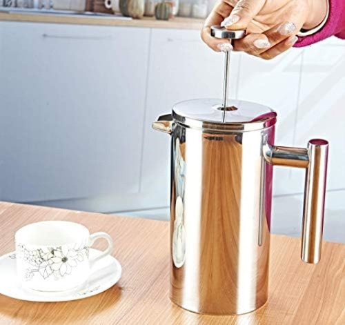 Vitasunhow Cafetera De Prensa Francesa Aislada Sistema De Fi