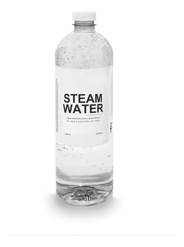 Steamwater Agua Destilada Plancha Vapor Ropa 1litro Botella
