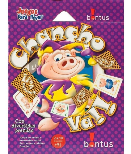 Juego Cartas Para Llevar Chancho Va! Bontus / Juega Bonito 6