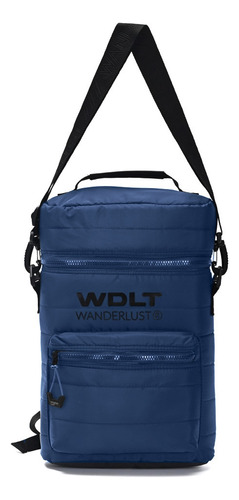 Mochila Matera Bandolera Wanderlust Acolchada Impermeable Co