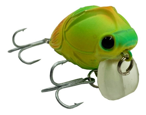 Señuelo Pesca Cranck Con Rattling Sub Superficie Tarariras Color Amarillo