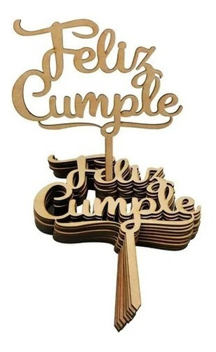 Imagen 1 de 9 de 10 Letreros Pastel Cake Topper Fiesta Cumpleaños Variedad