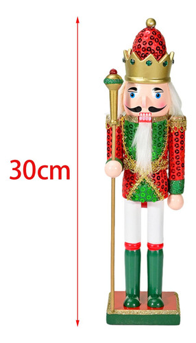 Cascanueces De Madera, Adorno De Cascanueces Pintado A Mano,