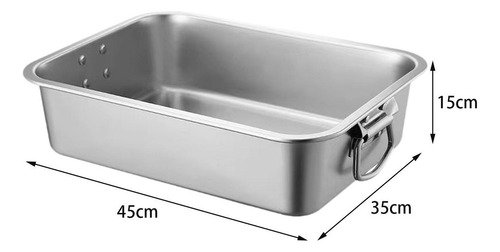Bandeja De Arena Para Gatos Acero Inoxidable Lavabo De Arena