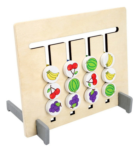 Colorful Fruit Double-sided Matching Game Toy