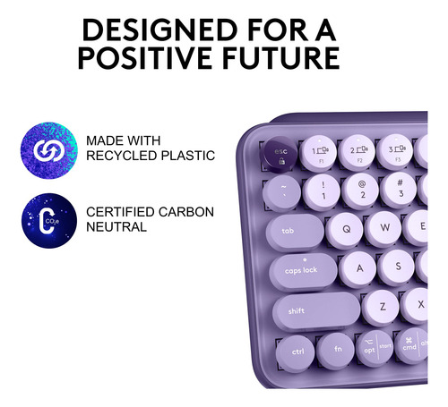 Teclado Inalámbrico Logitech Pop Keys Mechanical Con Emoji