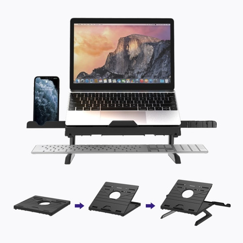 Imagen 1 de 1 de Soporte Notebook De Escritorio Tronsmart D07 Negro