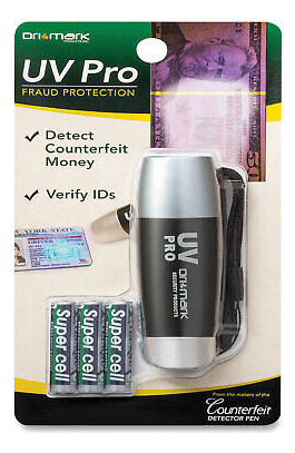 Uv Pro Ultraviolet Counterfeit Detector With Batteries B Vvc