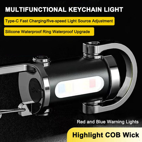 Linterna Portátil Tipo Llavero Portátil, Mini Linterna Led,