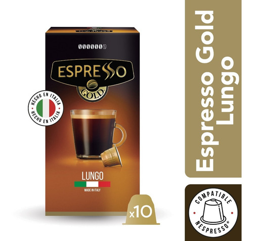 Imagen 2 de 6 de 10 Capsulas Cafe De Grano Espresso Gold - Elige Tu Variedad