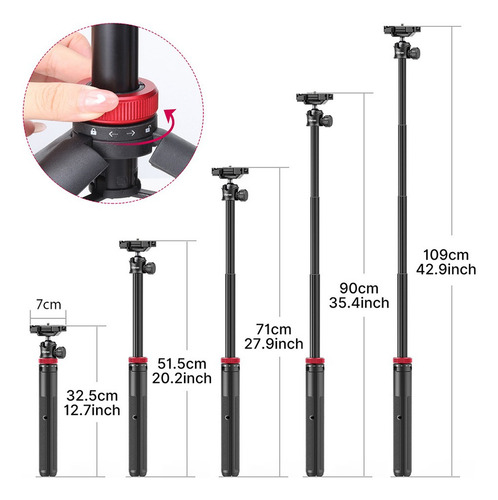 Soporte Para Trípode Con Rodamiento De Bolas TriPod Mini