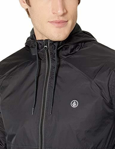 Volcom Chaqueta Cortavientos Con Capucha Ermont Para Hombre