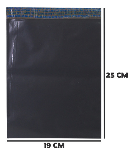 Envelopes De Segurança Embalagem Correios 500 Un Cinza 19x25