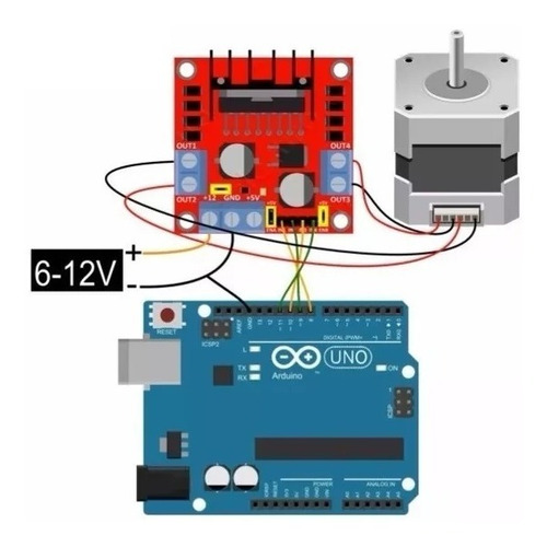 L298 Modulo Driver Puente H Control De Motores Kit 1 Pieza