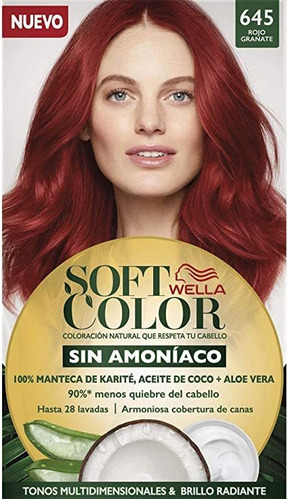 Tinte Soft Color Wella Sin Amoniaco Tono 645