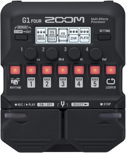 Pedalera Multiefectos Zoom G1 Four Efectos Digitales Pedal