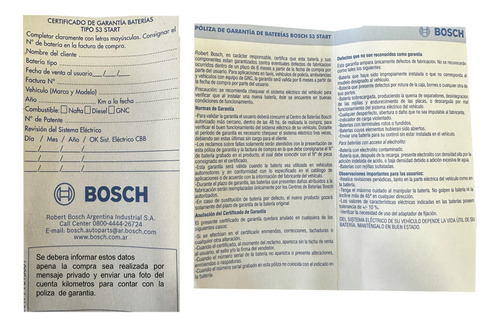 Bateria Bosch 12x65 Para Citroen Saxo 1.5 2000-2003
