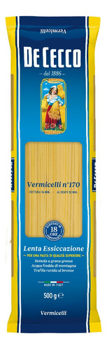 Fideos De Cecco Vermicelli N° 170 500 Gr. Italia