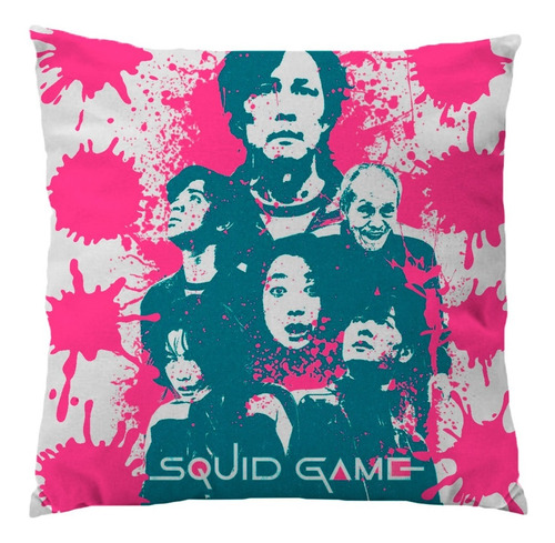 Cojin Personalizado Juego Del Calamar Squid Game 40x40