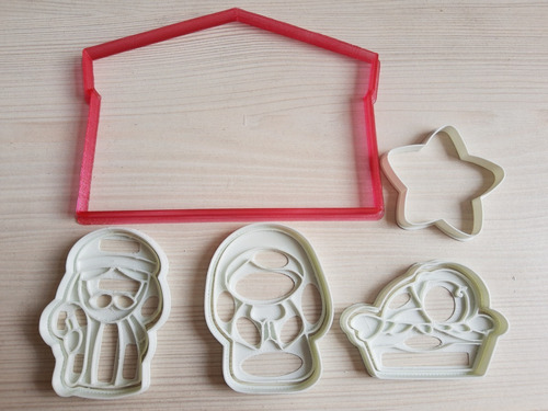 Set De  Galletas Para Navidad Pesebre Niño Jesus, Reposteria