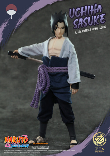 Boneco Sasuke Uchiha Naruto Itachi Figure Zen Creations 1/6