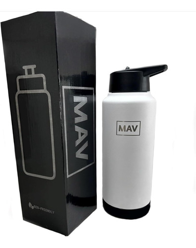 Mavflask - Botella De Agua Deportiva De Acero Inoxidable De 