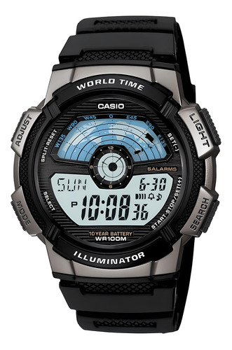 Reloj Casio Digital Ae1100w-1a Agente Oficial