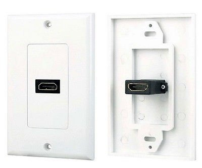 Puntotecno - Face Plate Hdmi H- H Para Cajas Chuqui