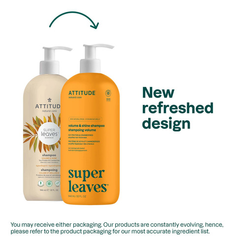 Shampoo Attitude Volume And Shine Para Cabelos Finos 946ml