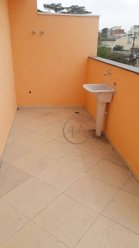 Imagem 2 de 18 de Cobertura Com 2 Dormitórios À Venda, 96 M² Por R$ 360.000,00 - Jardim Stetel - Santo André/sp - Co0898