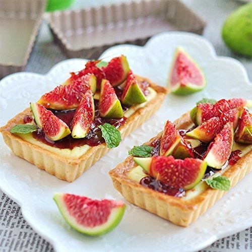 Juego De 4 Moldes Tartas Mini Con Fondo Desmontable Para