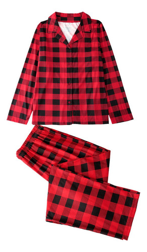 Conjunto De Pijamas A Cuadros Familiares For Padres E Hijos