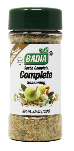 Imagen 1 de 5 de Exquisita Sazon Completa X 70 Gr Badia - Especias Sin Tacc