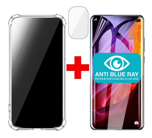 Kit Carcasa Samsung A52 + Lamina Y Cam Anti-blueray