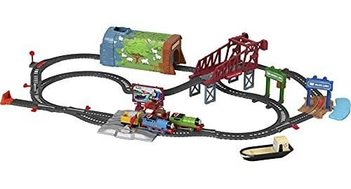 Thomas & Friends Talking Thomas & Percy Train Set, Tren Moto