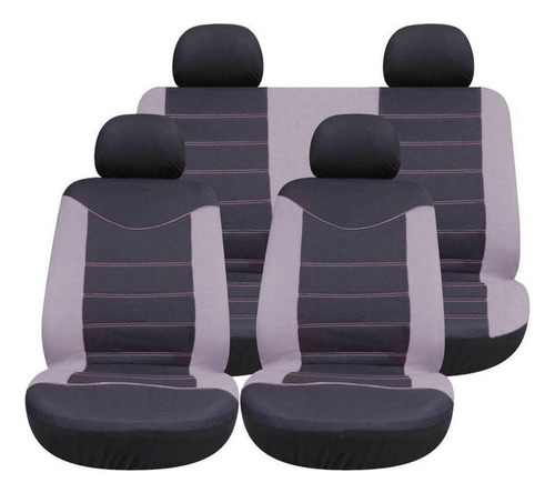 Forro De Asiento F1 Gris Y Negro Faw R7 Basic