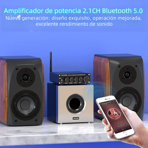 Amplificador Fosi Audio Bluetooth Bt30d 2.1 Estéreo Ti Chip