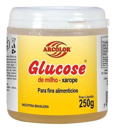 Xarope De Glucose De Milho  250g - Arcolor